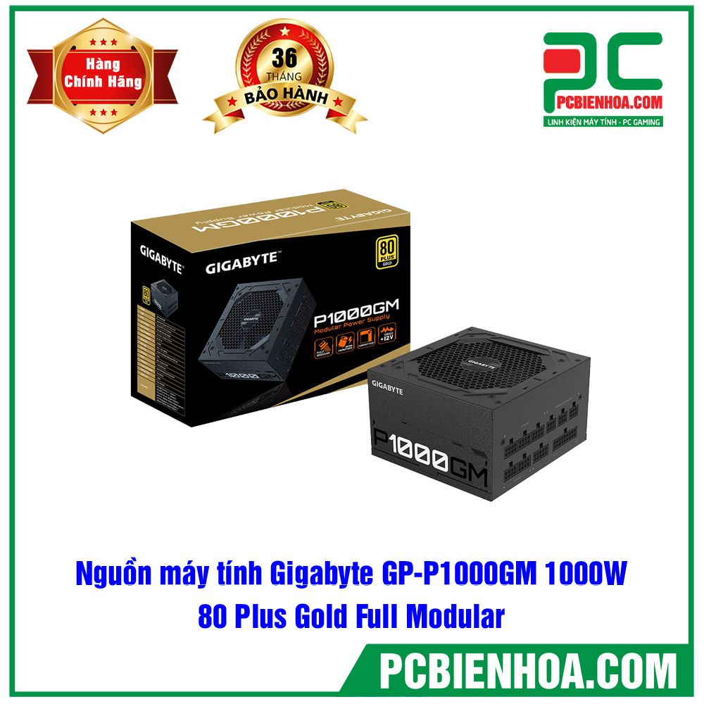 Nguồn Gigabyte GP-P1000GM 1000W 80 Plus Gold Full Modular