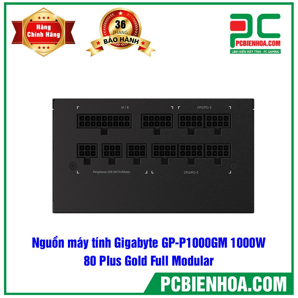 Nguồn Gigabyte GP-P1000GM 1000W 80 Plus Gold Full Modular