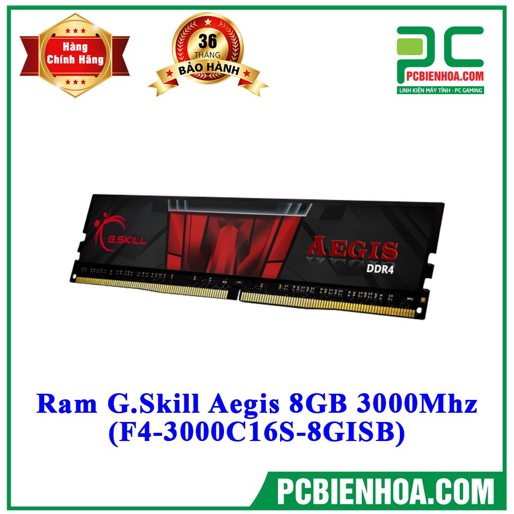 Ram G.Skill Aegis 8GB 3000Mhz (F4-3000C16S-8GISB)