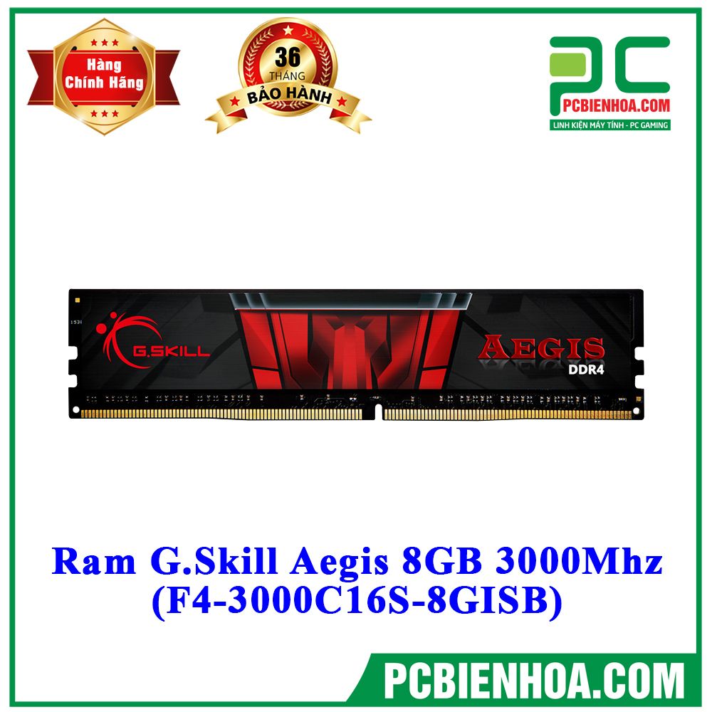 Ram G.Skill Aegis 8GB 3000Mhz (F4-3000C16S-8GISB)