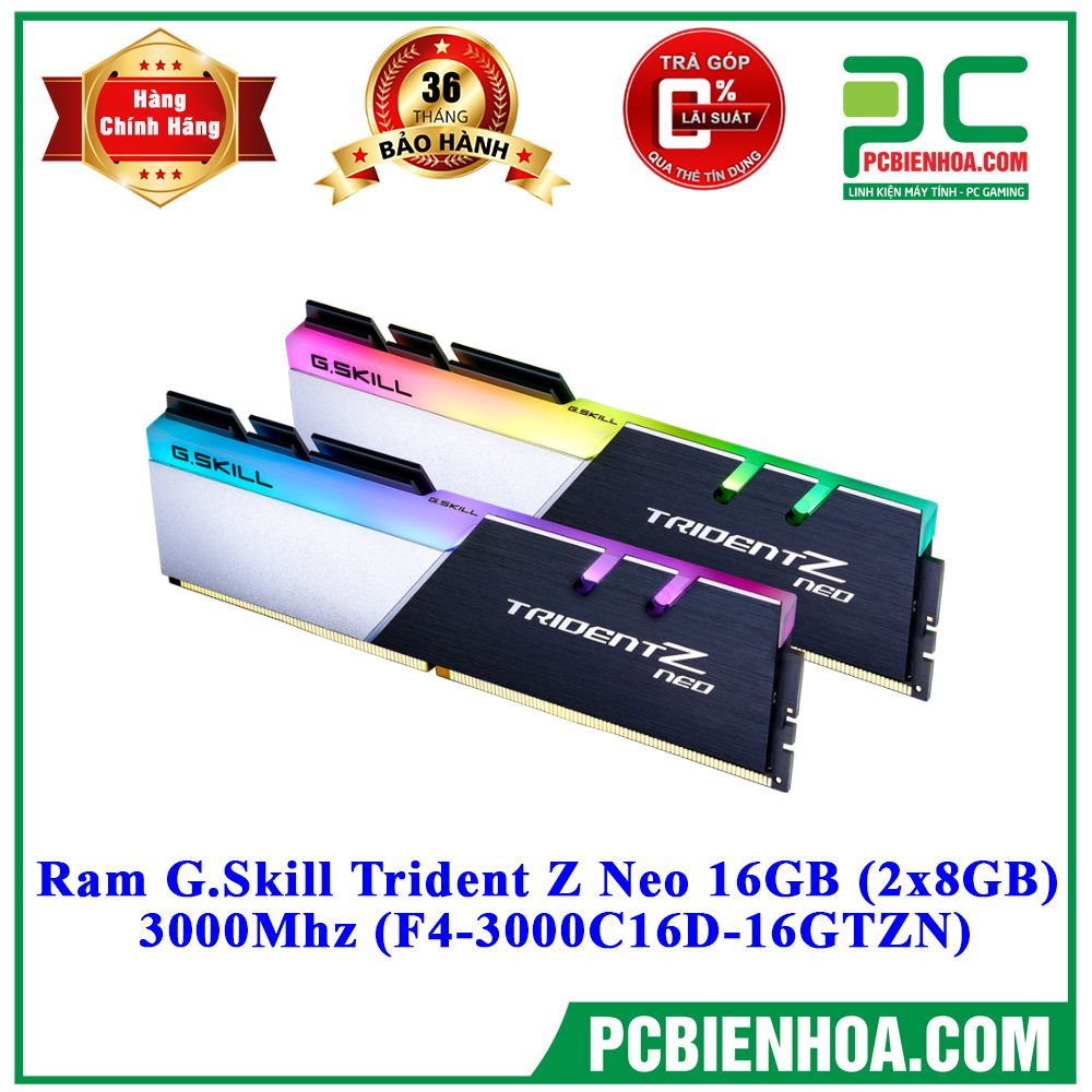 Ram G.Skill Trident Z Neo 16GB (2x8GB) 3000Mhz (F4-3000C16D-16GTZN)
