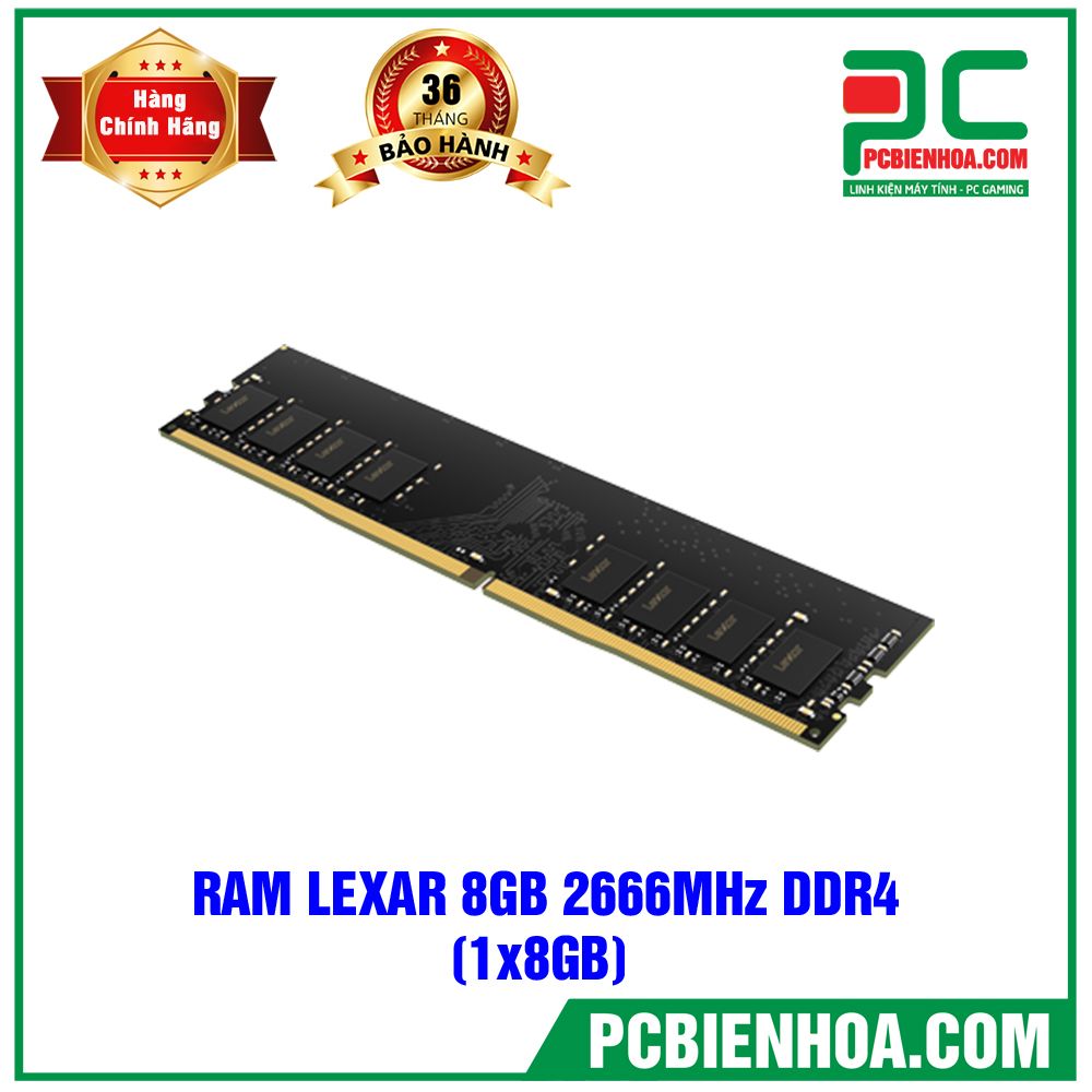 Ram Lexar 8GB 2666Mhz DDR4 (1x8GB)