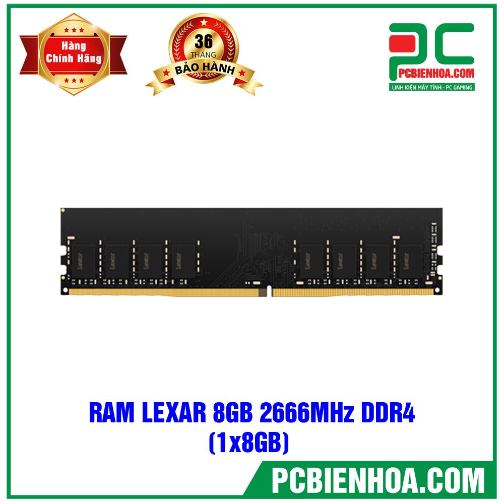 Ram Lexar 8GB 2666Mhz DDR4 (1x8GB)
