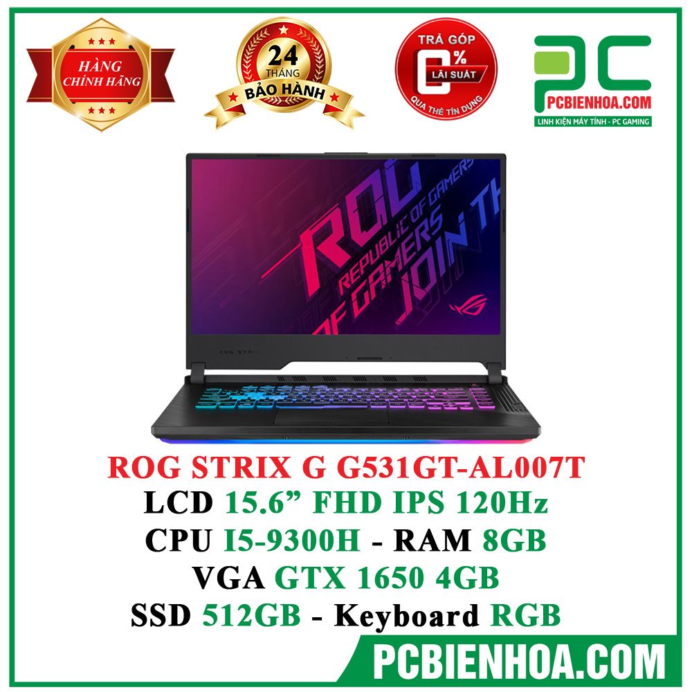Laptop Gaming Asus ROG STRIX G G531GT-AL007T
