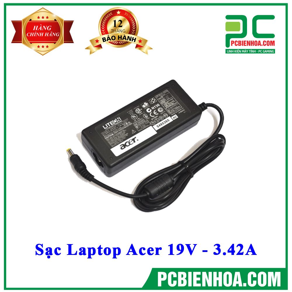 Sạc Laptop Acer 19V-3.42A