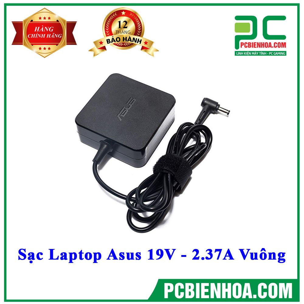 Sạc Laptop Asus 19V - 2.37A Vuông