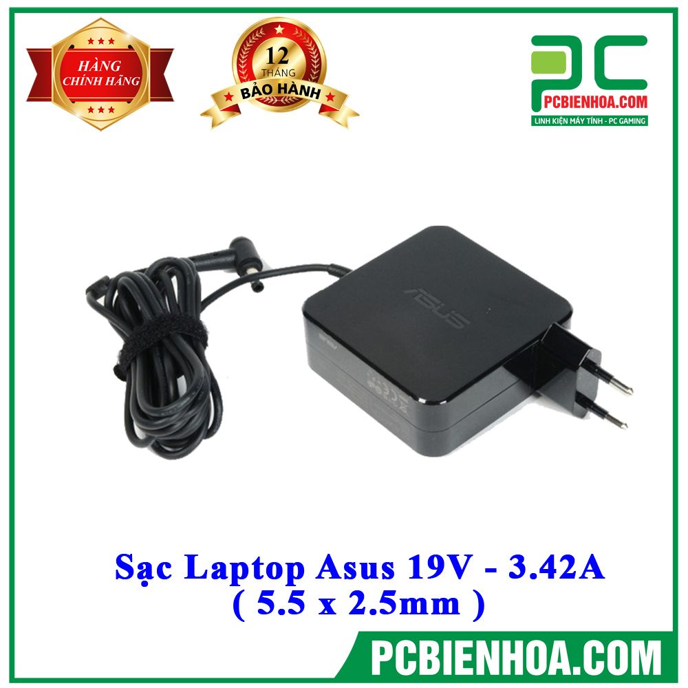 Sạc Laptop Asus 19V-3.42A ( 5.5 x 2.5mm )