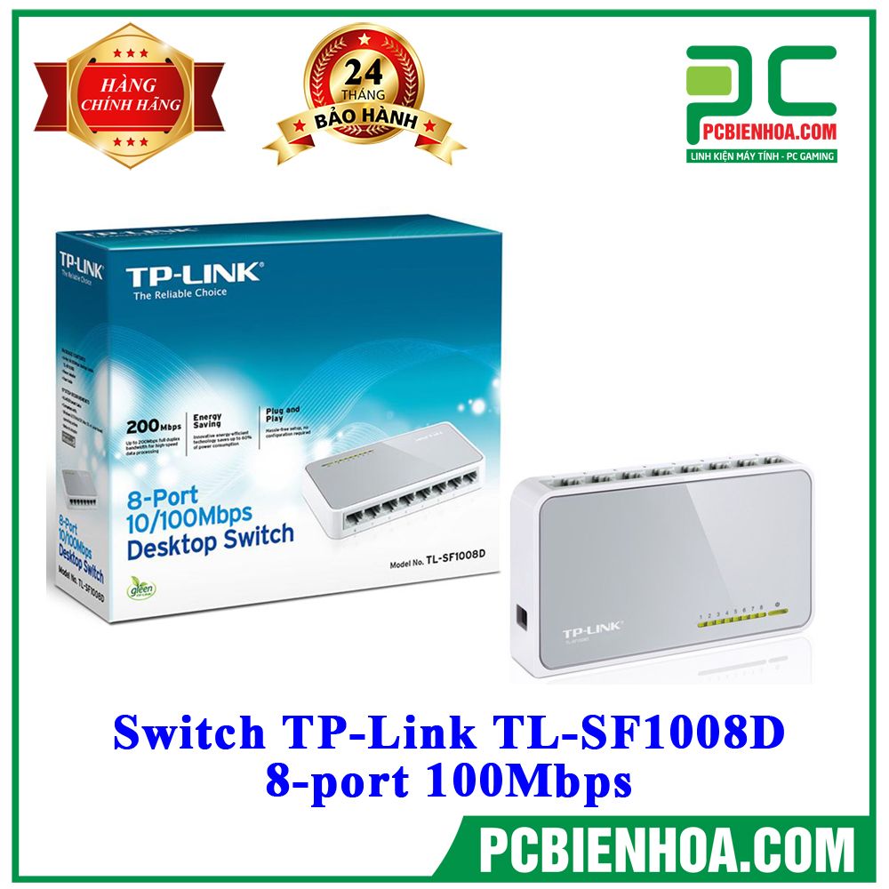 Switch TP-Link TL-SF1008D 8-port 100Mbps