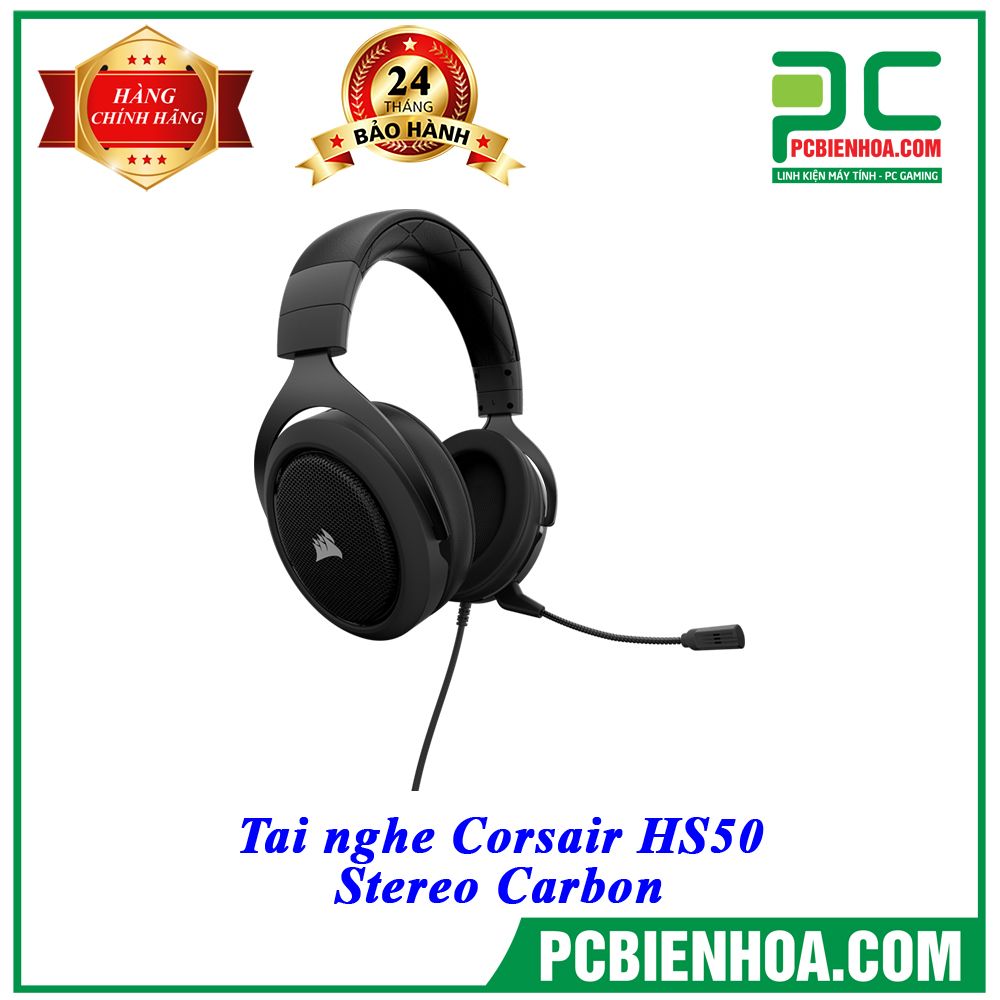 Tai nghe Corsair HS50 Stereo Carbon