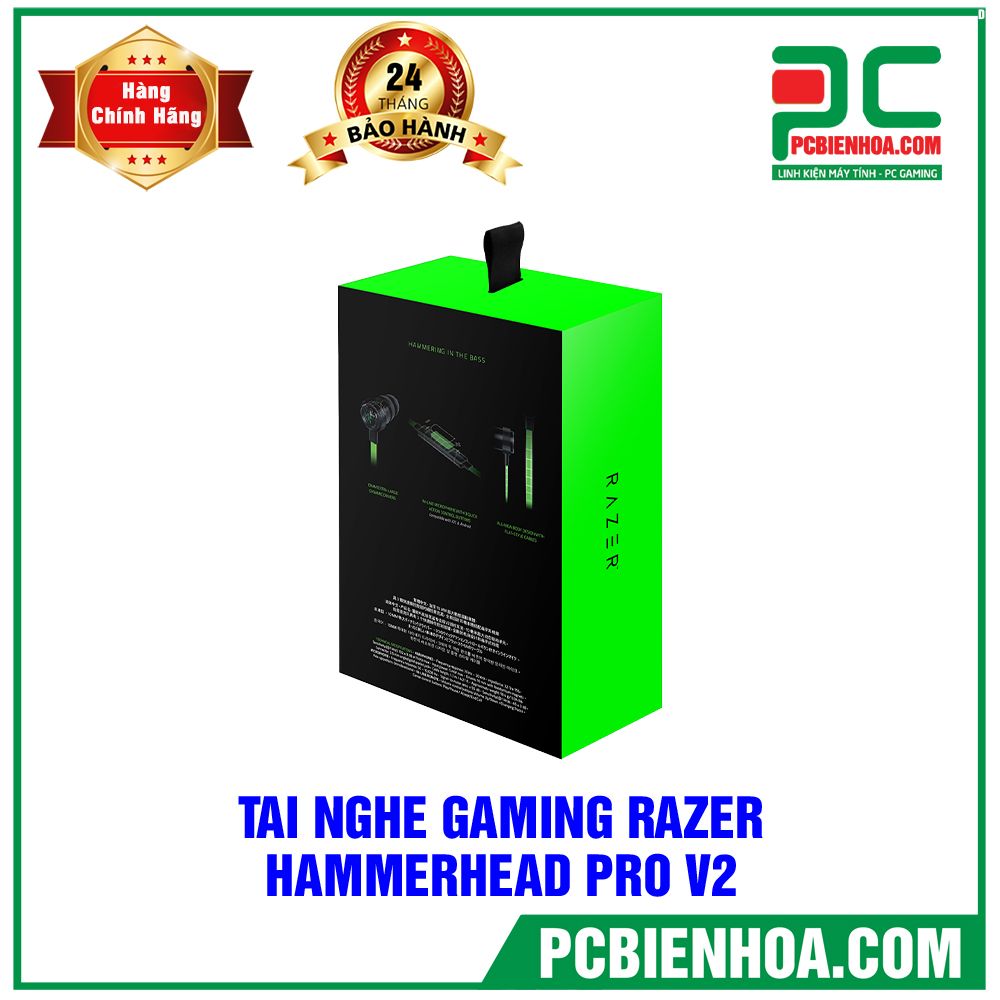 TAI NGHE GAMING NHÉT TAI RAZER HAMMERHEAD PRO V2