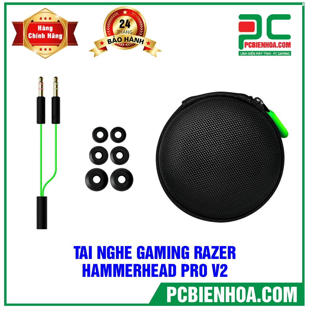 TAI NGHE GAMING NHÉT TAI RAZER HAMMERHEAD PRO V2