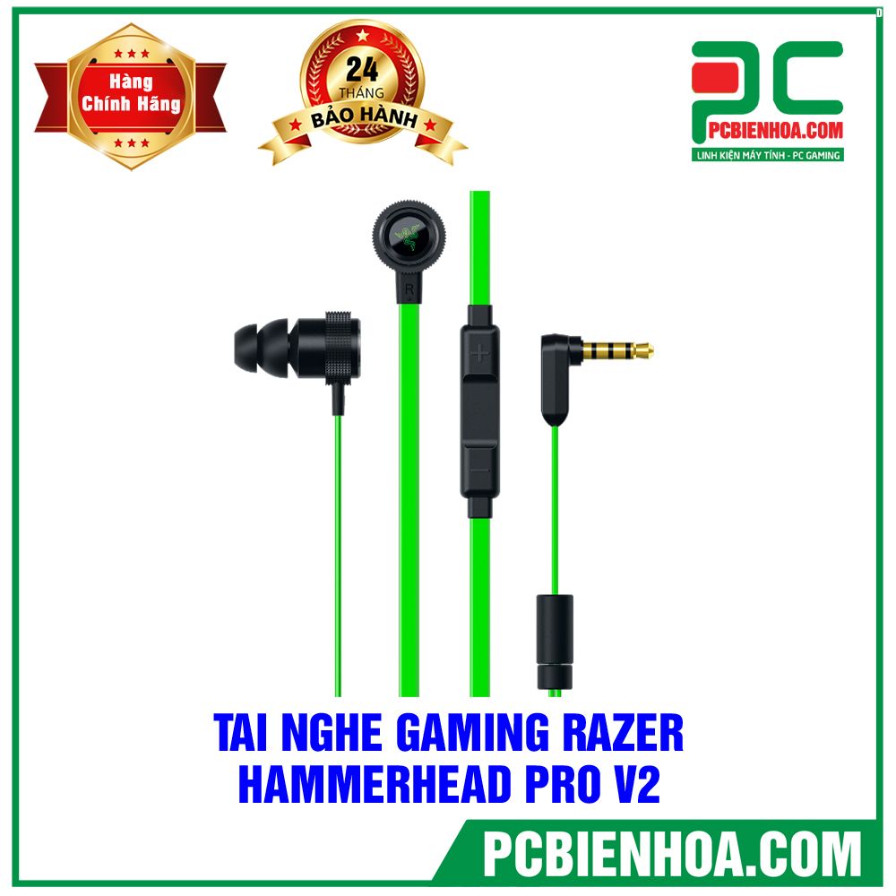 TAI NGHE GAMING NHÉT TAI RAZER HAMMERHEAD PRO V2
