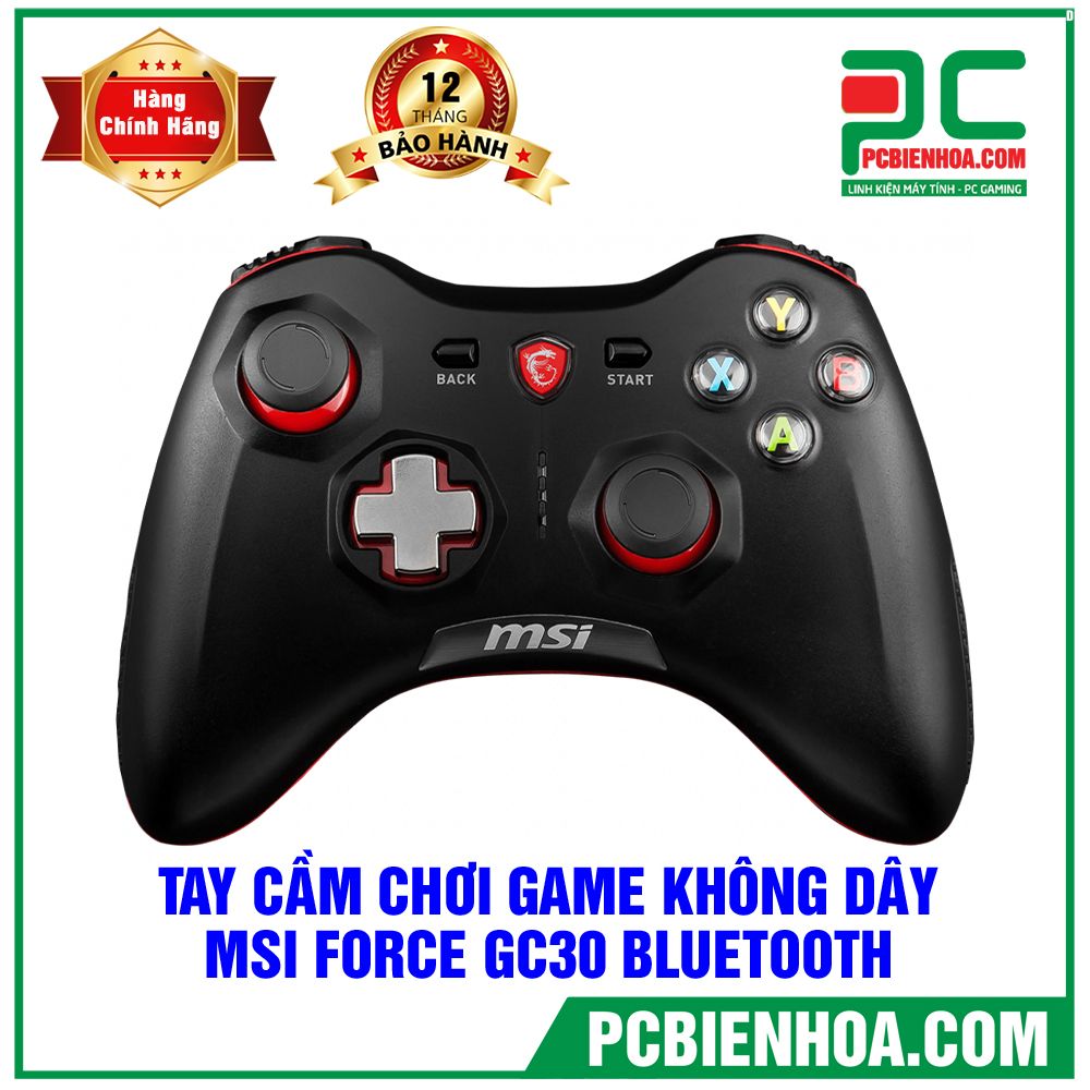 TAY CẦM CHƠI GAME KHÔNG DÂY MSI FORCE GC30 (ANDROID, PC, CONSOLE)