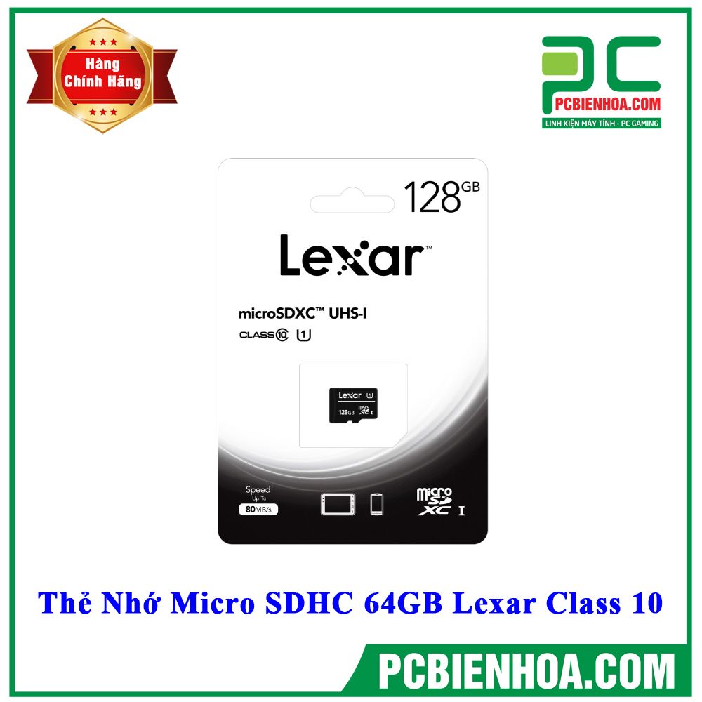 Thẻ Nhớ Micro SDHC 128GB Lexar Class 10