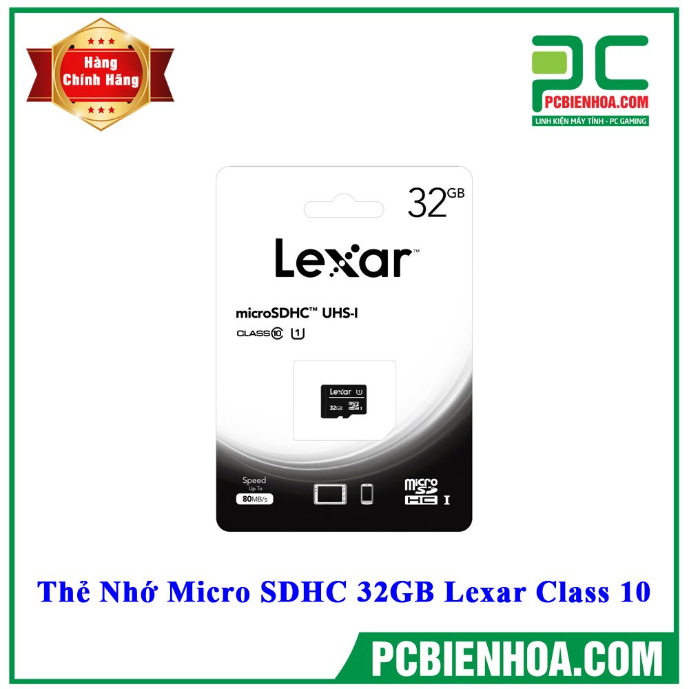 Thẻ Nhớ Micro SDHC 32GB Lexar Class 10