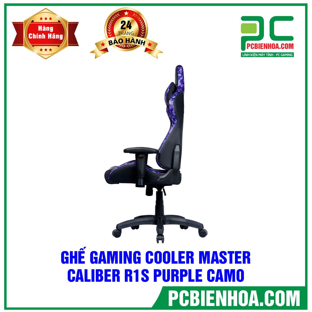 GHẾ GAMING COOLER MASTER CALIBER R1S - PURPLE CAMO