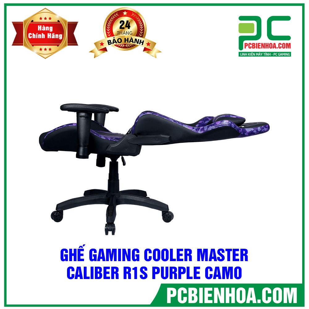 GHẾ GAMING COOLER MASTER CALIBER R1S - PURPLE CAMO