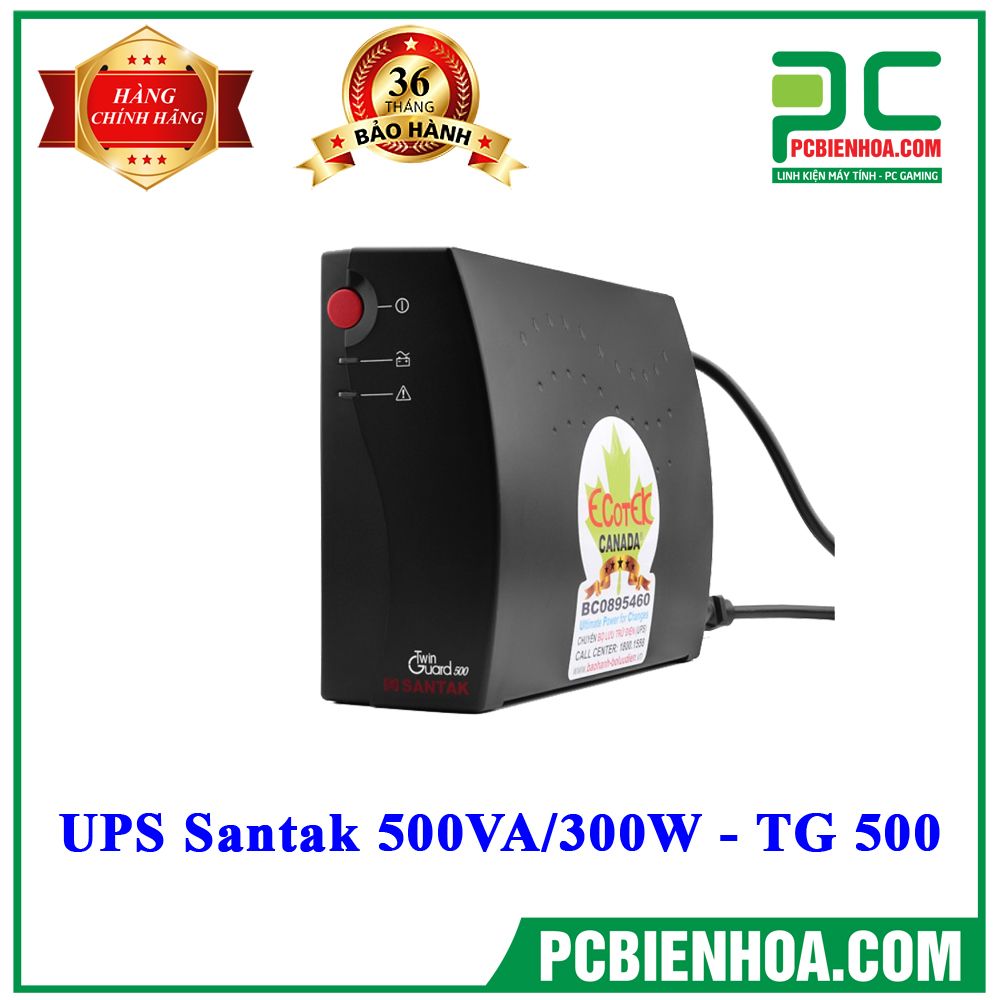 UPS Santak 500VA/300W - TG 500