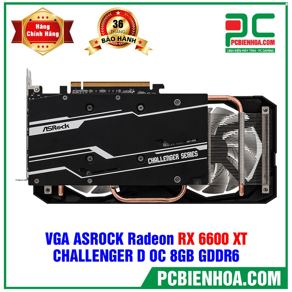 VGA ASROCK Radeon RX 6600 XT Challenger D 8GB OC ( RX6600XT CLD 8GO )