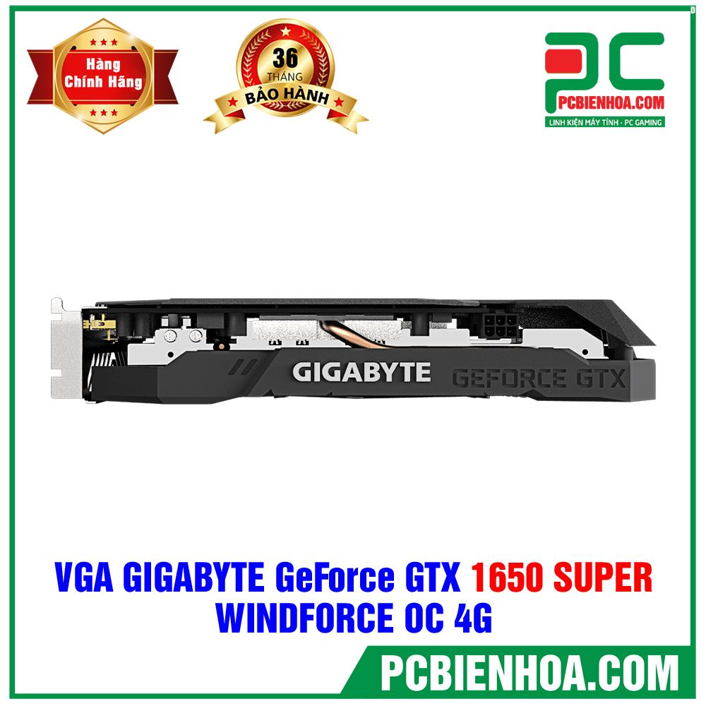 VGA GIGABYTE GEFORCE GTX 1650 SUPER WINDFORCE OC 4GB (GV-N165SWF2OC-4GD) (CÓ BÁN LẺ)