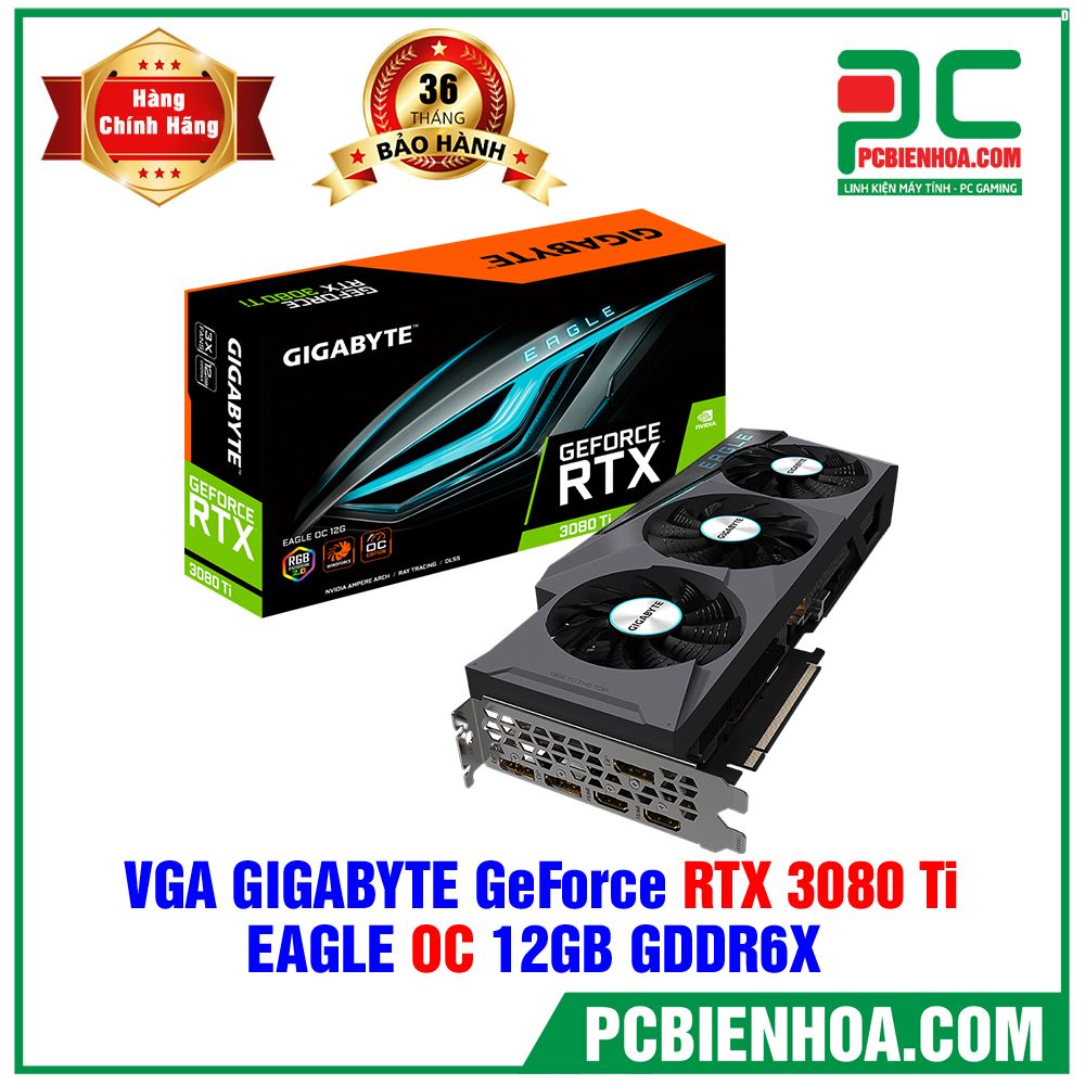 VGA GIGABYTE GeForce RTX 3080 Ti EAGLE OC 12G ( GV-N308TEAGLE OC-12GD ) (LIÊN HỆ ĐẶT HÀNG)
