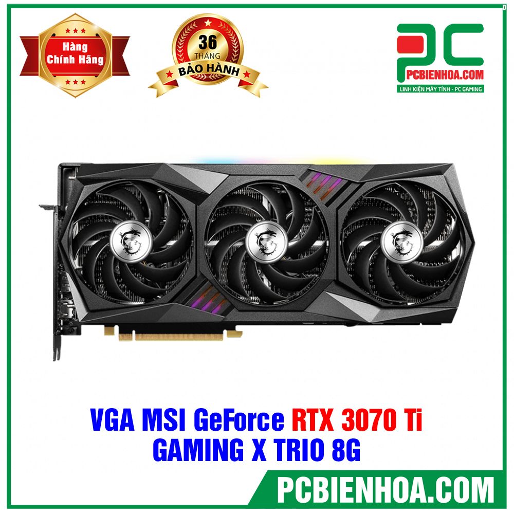 VGA MSI GeForce RTX 3070 Ti GAMING X TRIO 8GB GDDR6X (LIÊN HỆ ĐẶT HÀNG)