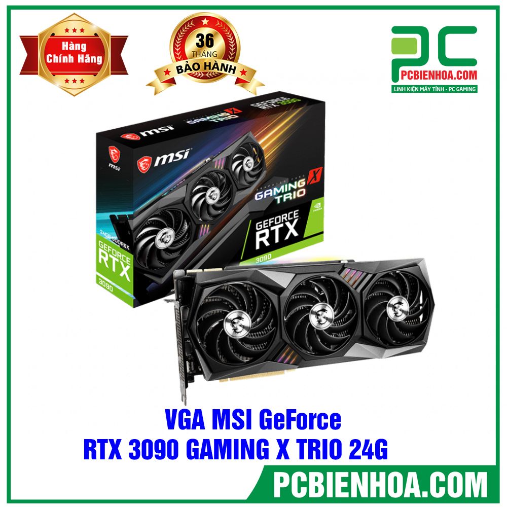 VGA MSI GeForce RTX 3090 GAMING X TRIO 24G