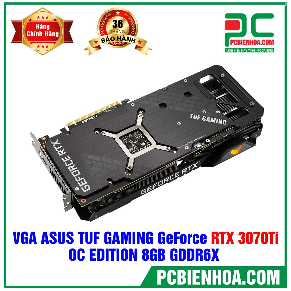 VGA ASUS TUF Gaming GeForce RTX 3070 Ti OC 8GB GDDR6X (TUF-RTX3070TI-O8G-GAMING)