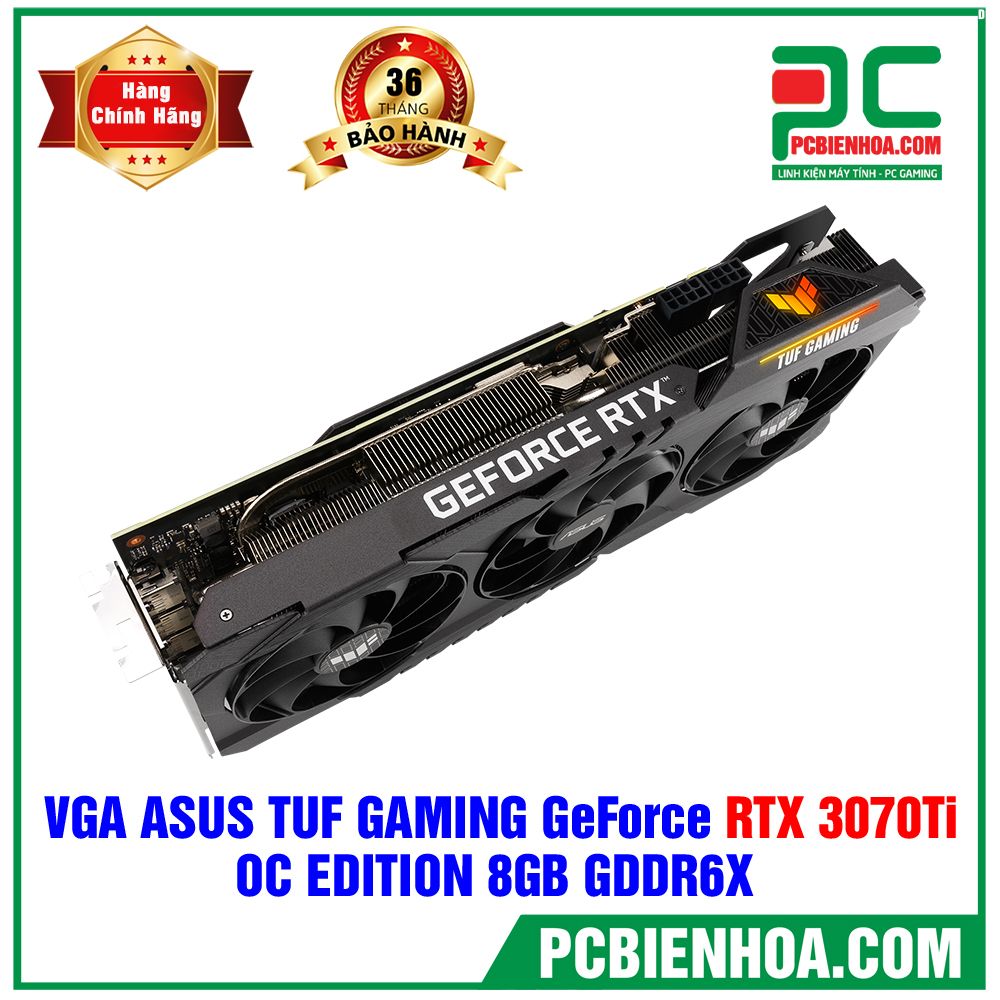 VGA ASUS TUF Gaming GeForce RTX 3070 Ti OC 8GB GDDR6X (TUF-RTX3070TI-O8G-GAMING)