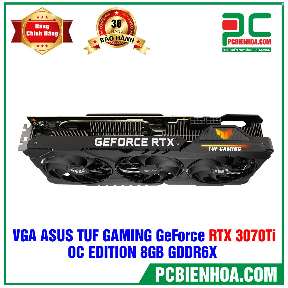 VGA ASUS TUF Gaming GeForce RTX 3070 Ti OC 8GB GDDR6X (TUF-RTX3070TI-O8G-GAMING)