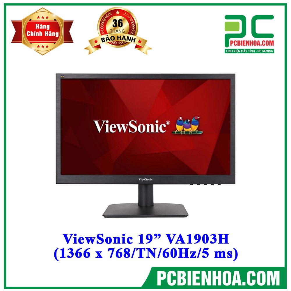 Màn Hình ViewSonic 19 VA1903H (1366 x 768/TN/60Hz/5 ms)