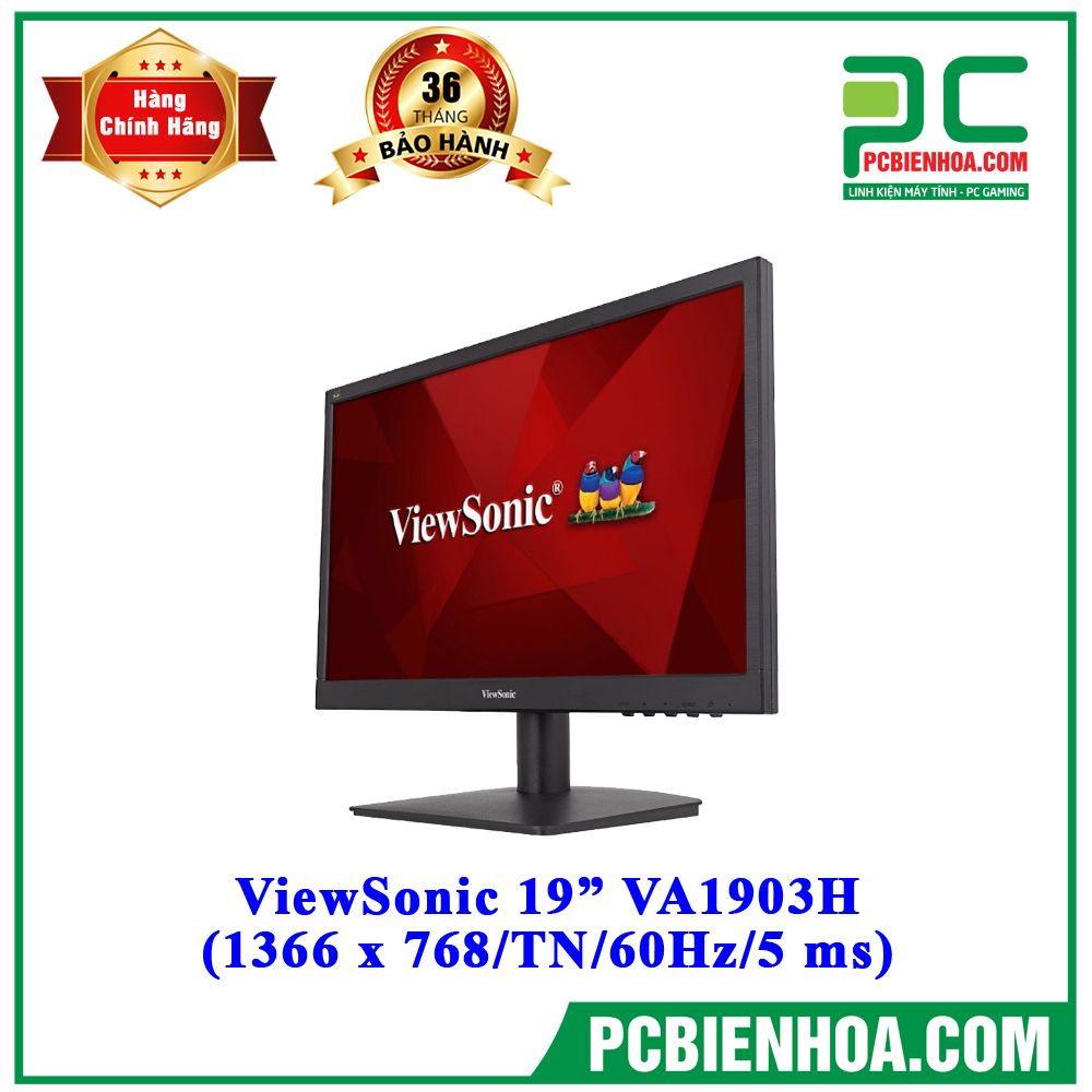 Màn Hình ViewSonic 19 VA1903H (1366 x 768/TN/60Hz/5 ms)