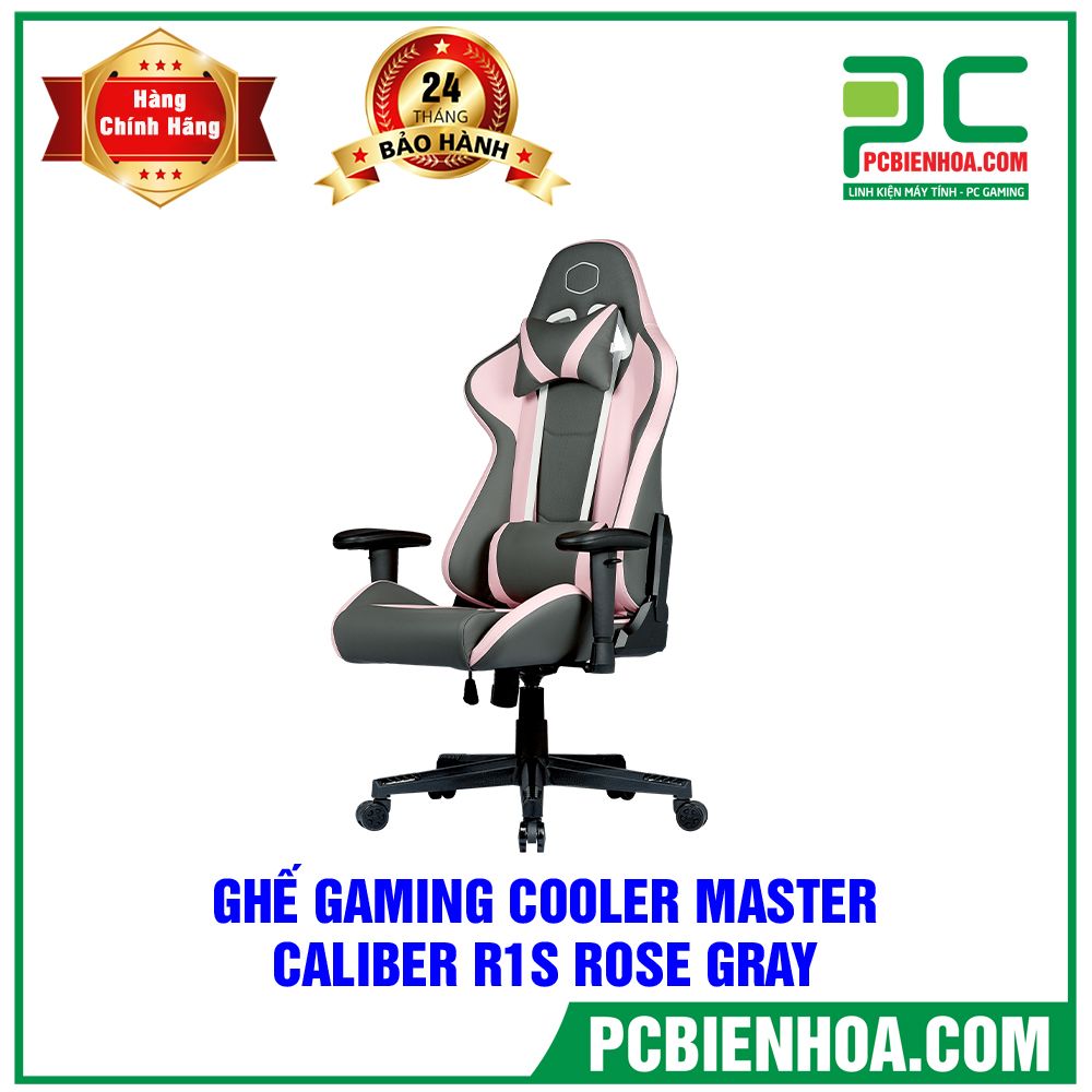 GHẾ GAMING COOLER MASTER CALIBER R1S - ROSE GRAY