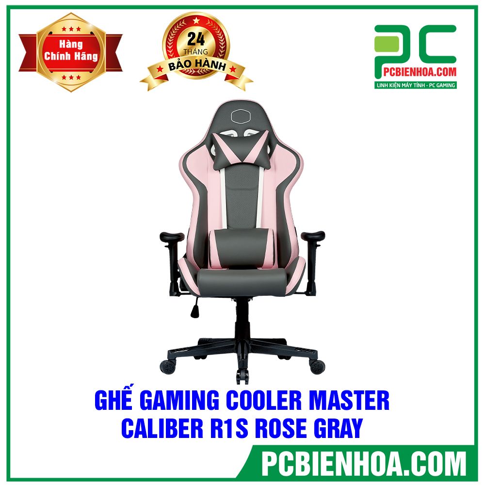 GHẾ GAMING COOLER MASTER CALIBER R1S - ROSE GRAY