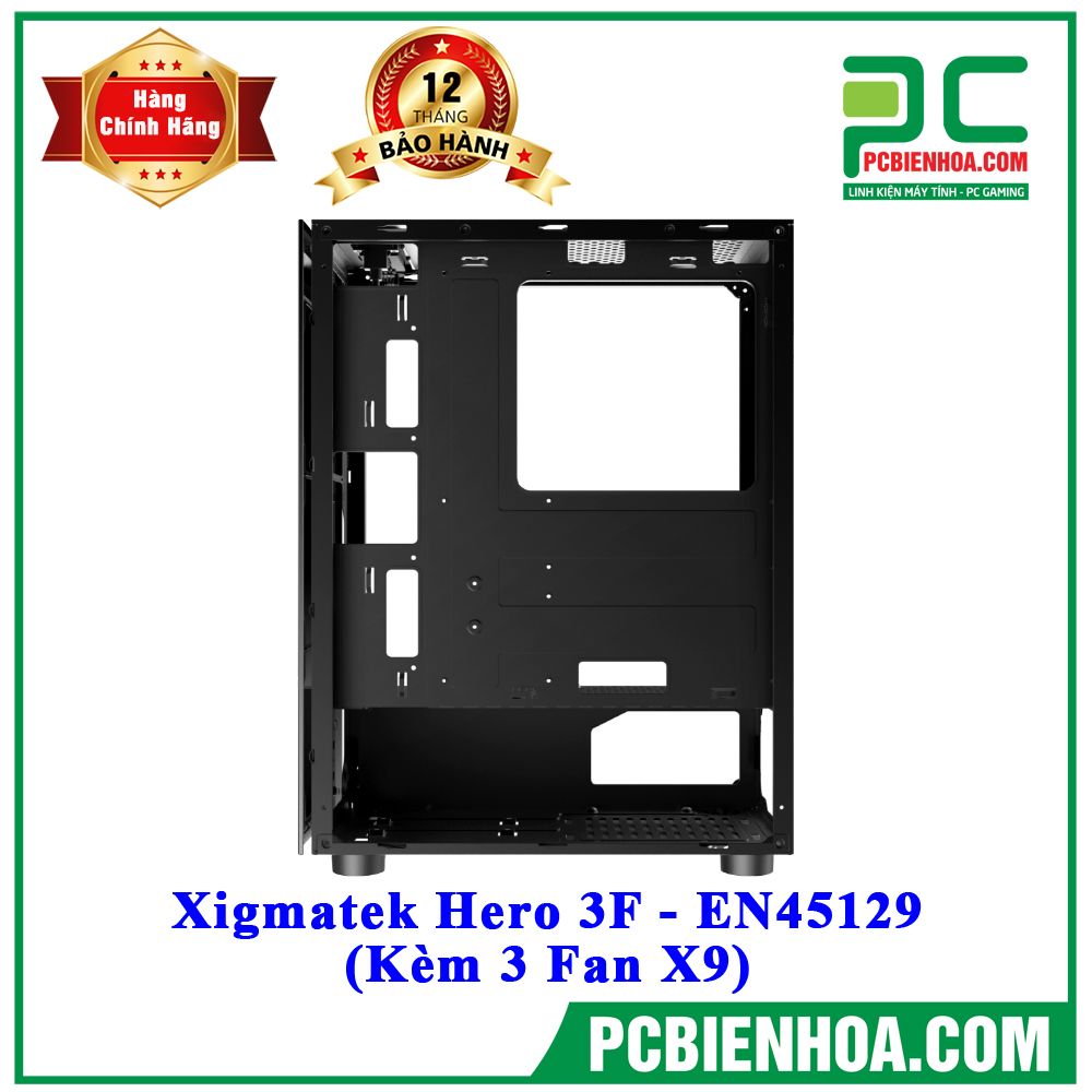 Case Xigmatek Hero 3F - EN45129 (Kèm 3 Fan X9)