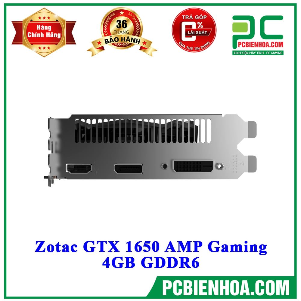 VGA Zotac GTX 1650 AMP Gaming 4GB GDDR6