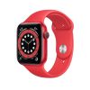 Apple Watch Series 6 44mm (GPS) viền nhôm đỏ - Dây cao su chính hãng