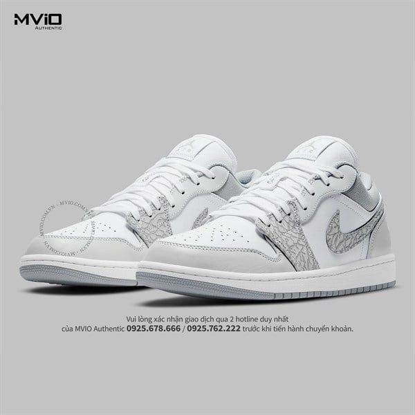 Giày Nike Jordan 1 Low PRM Smoke Grey Elephant DH4269-100
