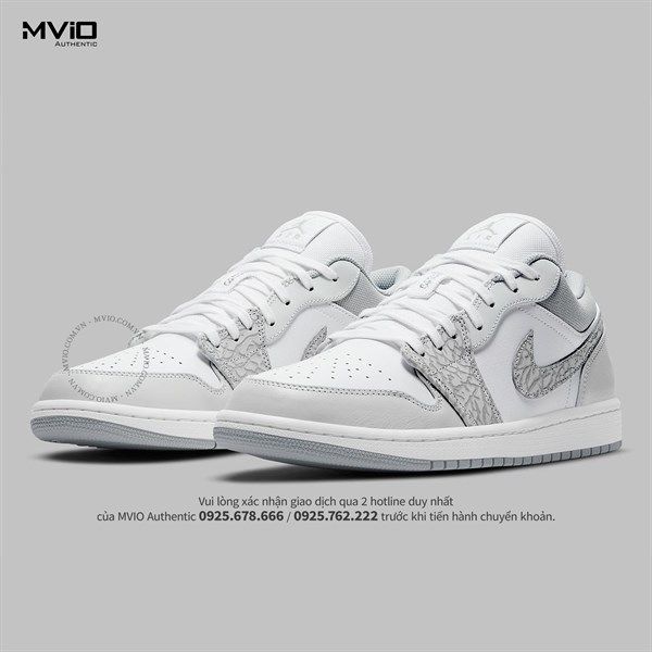 Giày Nike Jordan 1 Low PRM Smoke Grey Elephant DH4269-100