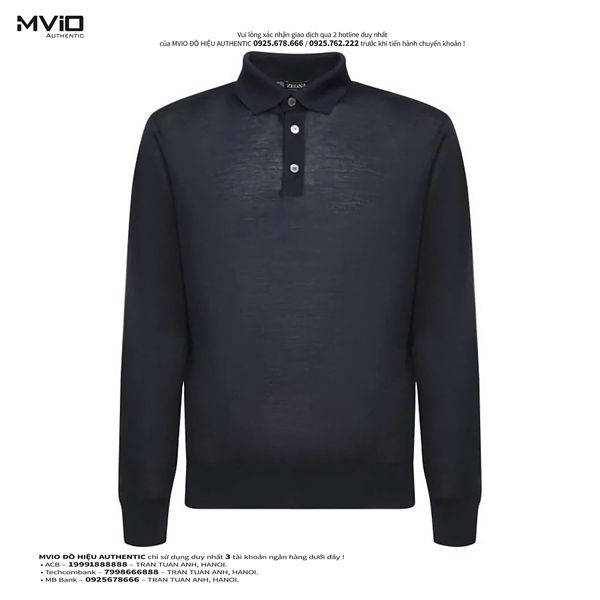 Polo Zegna Navy Dài Wool UEM0078 132 B09