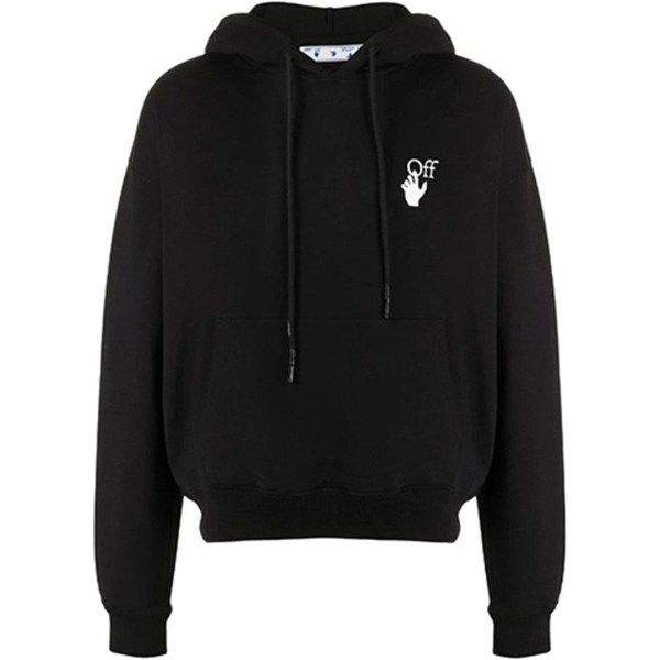 Nỉ Mũ Off Whitr Đen Logo Sau Ombb037F20Fle0021001