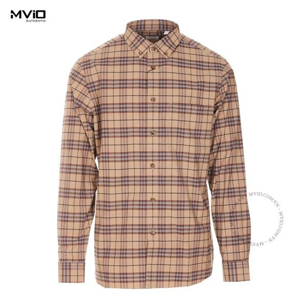 Sơ Mi Burberry Dài Tay Kẻ Cân Multi 8058582