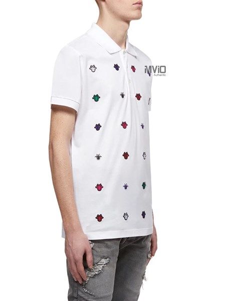 Polo Dior Trắng Full Ong 733J819 M0448