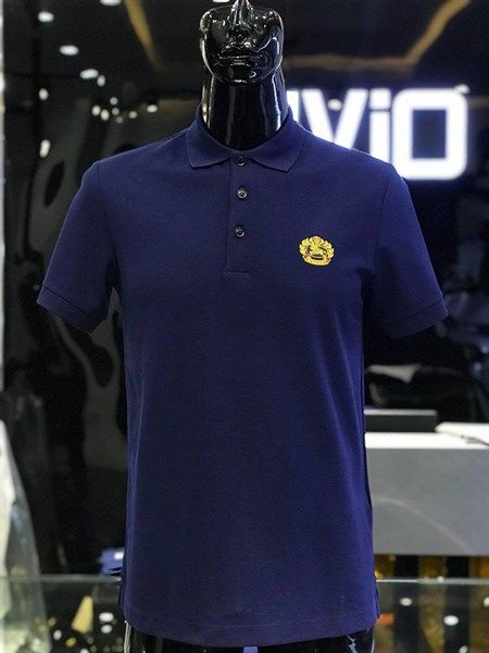 Polo Burberry Navy Ss2019 Tag Gold 8003019