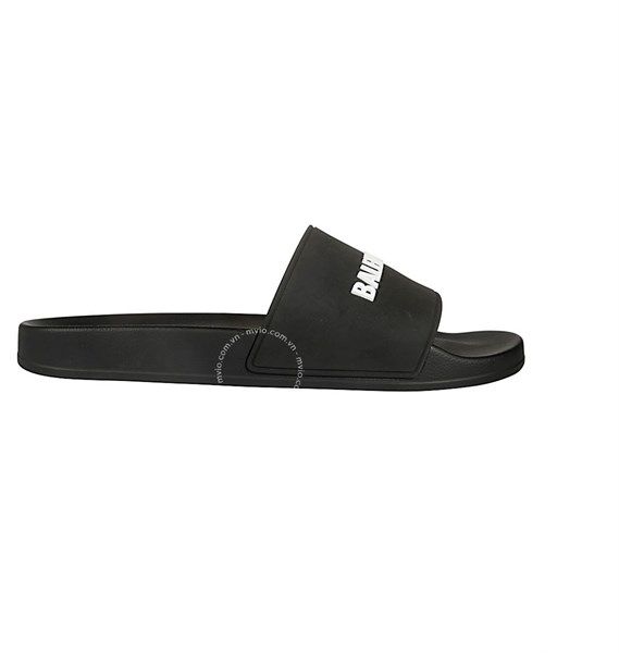 Dép Balenciaga Đen Logo 565826