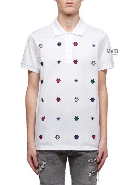 Polo Dior Trắng Full Ong 733J819 M0448