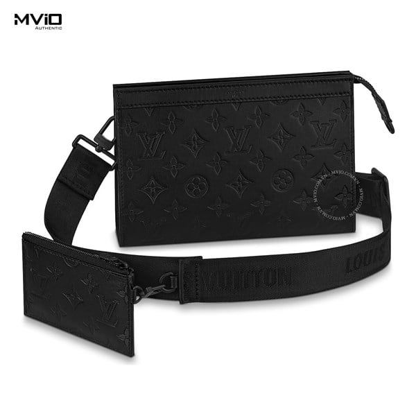 Túi & Clutch Louis Vuitton Đen Monogram Chìm M81115