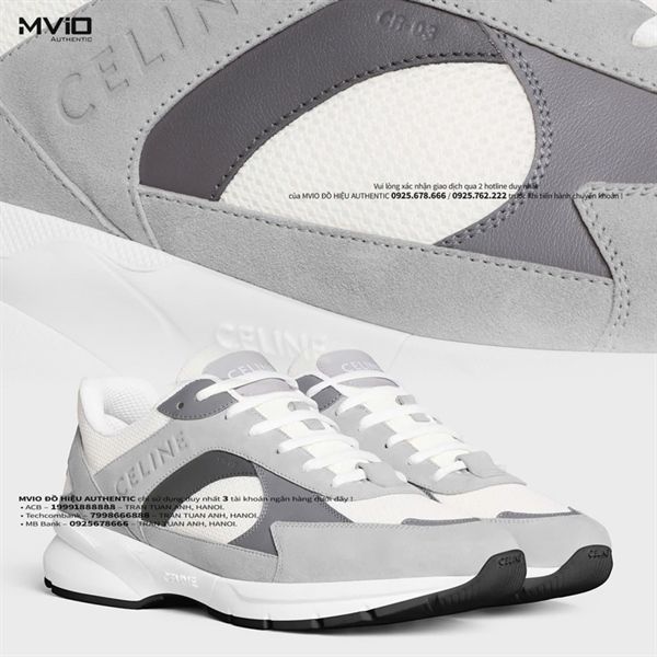 Sneaker Celine Trắng Mix Xám 361494603C.09GG