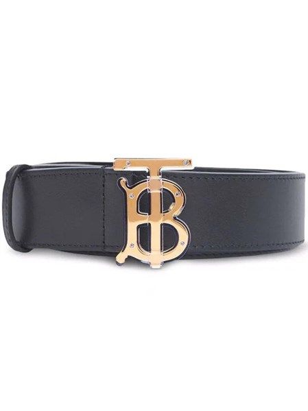 Belt Burberry Đen Logo Tb Trong Suốt 8051512