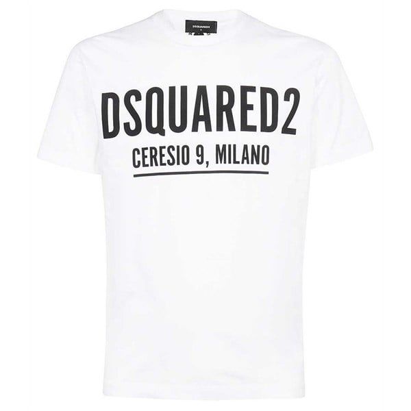 Phông Dsquared2 Trắng Chữ Ceresio 9 Milano